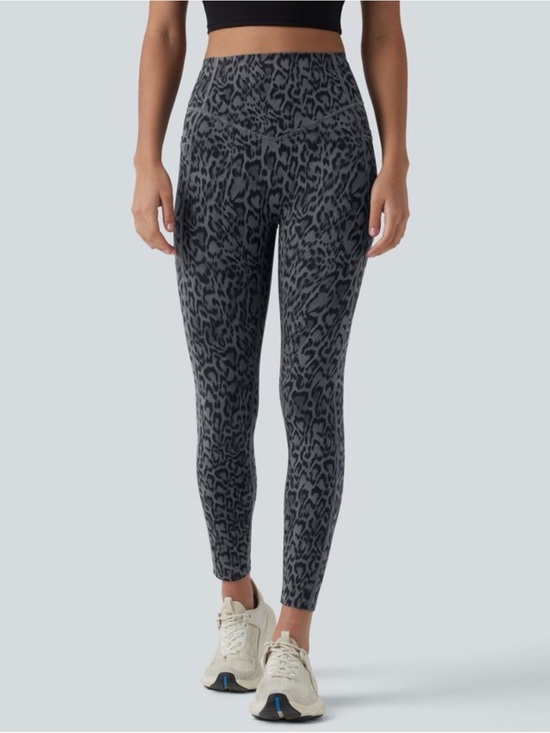 HALARA Pants - Halara UltraSculpt™ Leopard Print High Waisted Tummy Control 7/8 Leggings size S